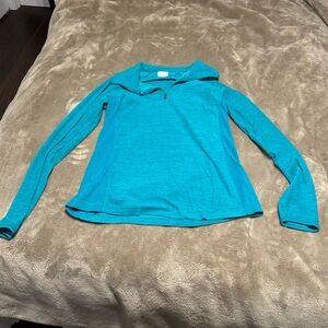Columbia Blue Quarter Zip